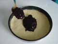 Adding plum jam Adding plum jam