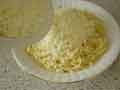 Adding pecorino cheese Adding pecorino cheese