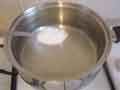 Adding salt to pasta water