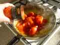 Adding plum tomatoes