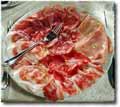 Antipasti cured hams