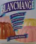 Blancmange packet