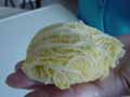 Stuffed cabbage leaf parcel fold 4