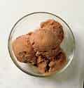 Gelato di cioccolata or chocolate ice cream Gelato di cioccolata or chocolate ice cream