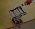 Cleaning pasta machine