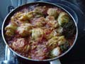 Cooked stuffed cabbage leaves Cooked stuffed cabbage leaves