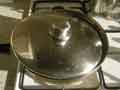 Partially covered pan