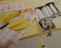 Cutting pasta dough