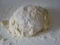 Dough on floured board