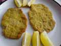 Escalopes on a plate