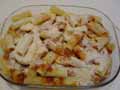 Finished pasta al forno