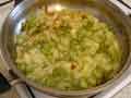Frying vegetables
