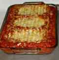 Finished lasagna