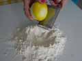 Adding lemon zest Adding lemon zest