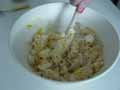 Mix ricotta and other ingredients together Mix ricotta and other ingredients together