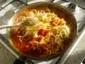 Mix spaghetti