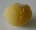 Peeled boiled chestnut