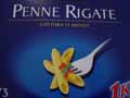 Packet penne rigate pasta shells
