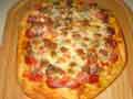 Finished pizza Finished pizza