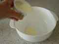 Pouring double cream