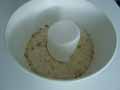 Add ricotta to cheese and breadcrumbs Add ricotta to cheese and breadcrumbs