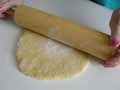 Rolling out pastry Rolling out pastry