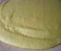 Slicing polenta with cotton thread