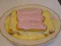Strawberry blancmange over fourth layer