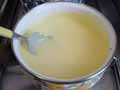 Stirring custard