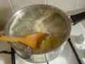 Stirring pasta