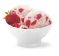 Gelato alla fragola or strawberry ice cream Gelato alla fragola or strawberry ice cream