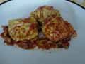 Stuffed cabbage leaves on a plate Stuffed cabbage leaves on a plate