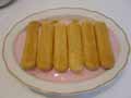 Third layer of savoiardi biscuits