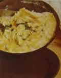 Start to turn omelet over Start to turn omelet over