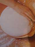 Turn out bread dough