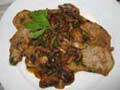 Veal scaloppine with marsala