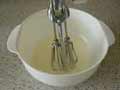 Whisking double cream